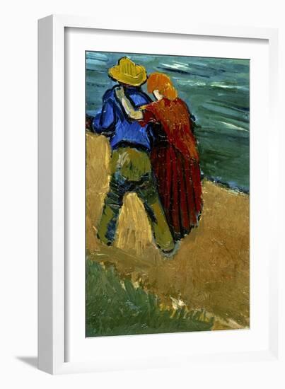 Eglogue En Provence - Un Couple D'Amoureux, 1888-Vincent van Gogh-Framed Giclee Print