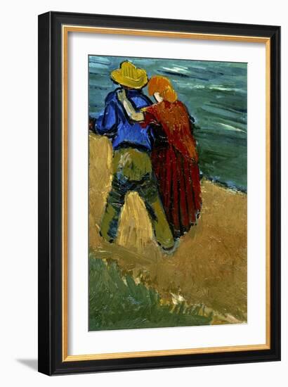 Eglogue En Provence - Un Couple D'Amoureux, 1888-Vincent van Gogh-Framed Giclee Print