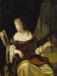 Woman Tuning Her Lute, 1678-Eglon Hendrick Van Der Neer-Giclee Print