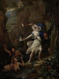 Circe Punishes Glaucus by Turning Scylla into a Monster-Eglon van der Neer-Framed Art Print