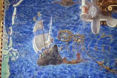 A Galleon in the Adriatic, Detail from the 'Galleria Delle Carte Geografiche', 1580-83-Egnazio Danti-Giclee Print