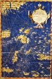 Map of the Caribbean and Venezuela, from the "Sala Delle Carte Geografiche"-Egnazio Danti-Framed Premier Image Canvas