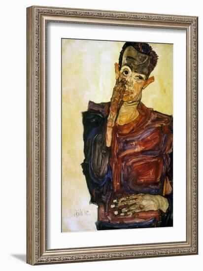 Egon Schiele (1890-1918)-Egon Schiele-Framed Giclee Print