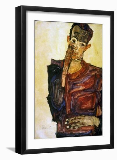 Egon Schiele (1890-1918)-Egon Schiele-Framed Giclee Print