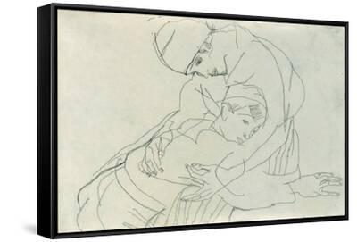 Egon Schiele 線画 木製フレーム付き Egon Schiele 線画 木製フレーム付き - メルカリ