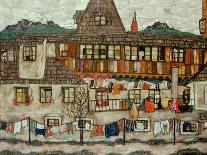 House with Drying Laundry, 1917-Egon Schiele-Giclee Print
