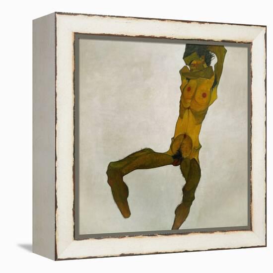 Egon Schiele, Self-Portrait, Nude-Egon Schiele-Framed Premier Image Canvas