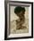 Egon Schiele, Self-Portrait with Bent Head, Study for Eremiten (Hermits)-Egon Schiele-Framed Giclee Print