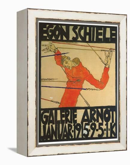 Egon Shiele For Galerie Arnot-Egon Schiele-Framed Stretched Canvas