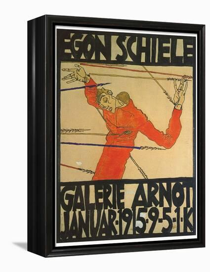 Egon Shiele For Galerie Arnot-Egon Schiele-Framed Stretched Canvas