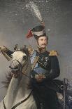 Portrait of the Tsesarevich Alexander Nikolaevich on Horseback, 1850S-Egor Botman-Giclee Print