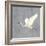 Egret Alighting II Flipped Gray No Grass-Kathrine Lovell-Framed Art Print