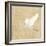 Egret Alighting II Flipped Neutral No Grass-Kathrine Lovell-Framed Art Print