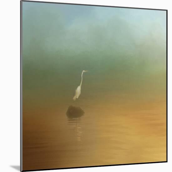 Egret at Sea-Jai Johnson-Mounted Giclee Print