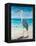 Egret Beach-Julie DeRice-Framed Premier Image Canvas