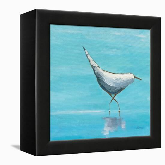 Egret I Bright-Phyllis Adams-Framed Stretched Canvas