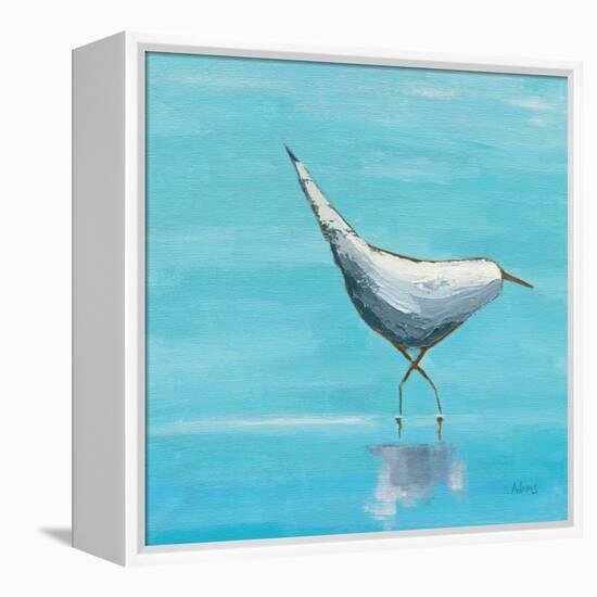 Egret I Bright-Phyllis Adams-Framed Stretched Canvas