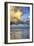 Egret In Water Vertical-Robert Goldwitz-Framed Giclee Print