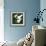 Egrets Alighting II on Green-Kathrine Lovell-Framed Art Print displayed on a wall