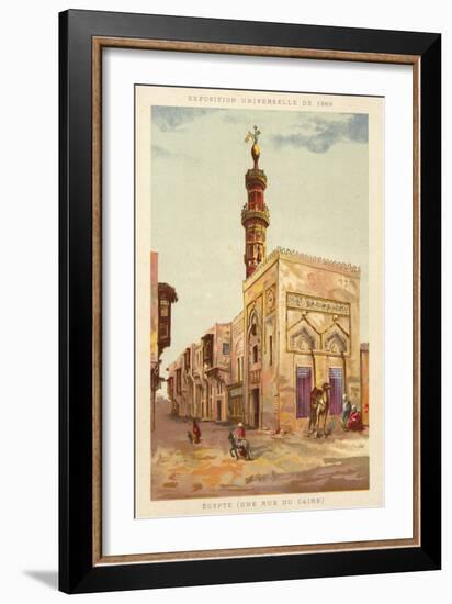 Egypt (A Cairo Street), Exposition Universelle 1889, Paris-null-Framed Giclee Print