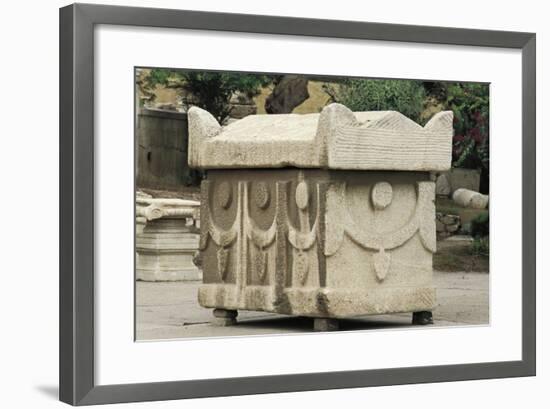 Egypt, Alexandria, Catacombs of Kom-Esh-Shuqafa, Sarcophagus-null-Framed Giclee Print