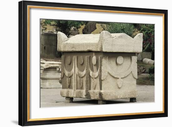 Egypt, Alexandria, Catacombs of Kom-Esh-Shuqafa, Sarcophagus-null-Framed Giclee Print