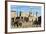 Egypt, Ancient Thebes Luxor, Temple of Amon, Ruins and Pylon of Ramses II in Background-null-Framed Giclee Print