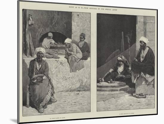 Egypt as it Is-Charles Auguste Loye-Mounted Giclee Print