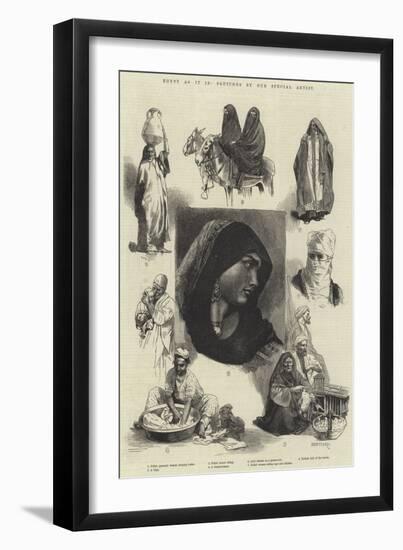 Egypt as it Is-Charles Auguste Loye-Framed Giclee Print