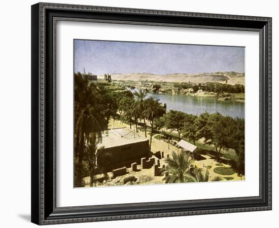 Egypt - Assuan-English Photographer-Framed Giclee Print