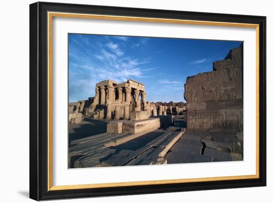 Egypt, Aswan, Kom Ombo, Temple of Sobek and Haroeri-null-Framed Giclee Print