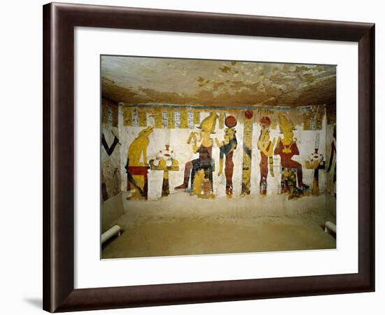 Egypt, Bahariya Oasis, Valley of the Golden Mummies, Tomb of Pa Nentwy-null-Framed Giclee Print