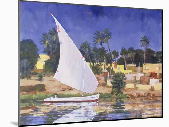 Egypt Blue-Clive Metcalfe-Mounted Giclee Print