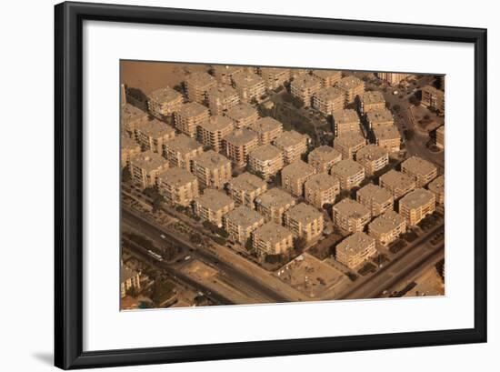 Egypt, Cairo, Aerial Shot, Apartment Blocks-Catharina Lux-Framed Photographic Print