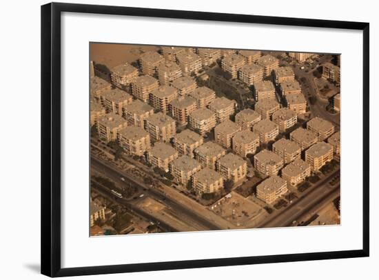 Egypt, Cairo, Aerial Shot, Apartment Blocks-Catharina Lux-Framed Photographic Print