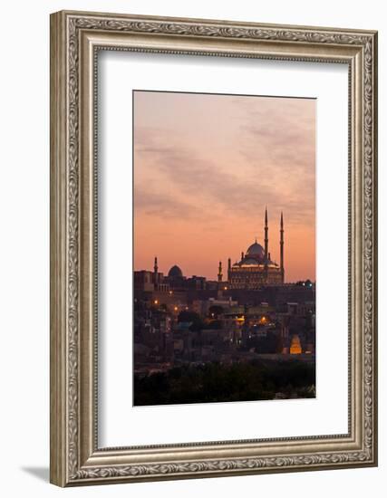 Egypt, Cairo, Citadel and Mohamad Ali Mosque-Catharina Lux-Framed Photographic Print