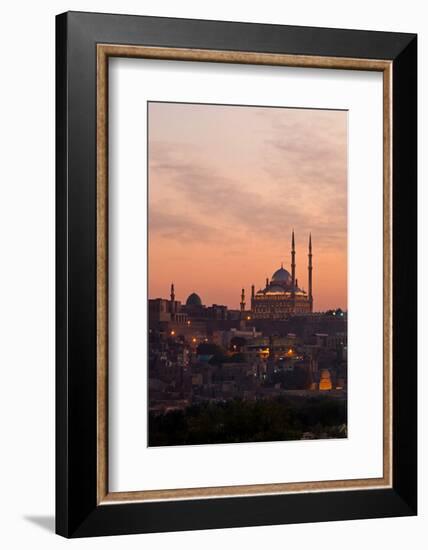 Egypt, Cairo, Citadel and Mohamad Ali Mosque-Catharina Lux-Framed Photographic Print