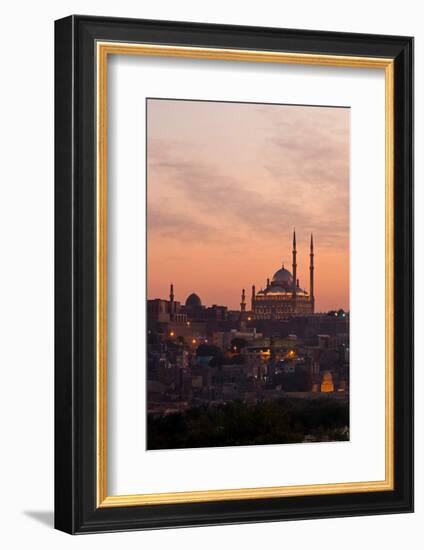 Egypt, Cairo, Citadel and Mohamad Ali Mosque-Catharina Lux-Framed Photographic Print