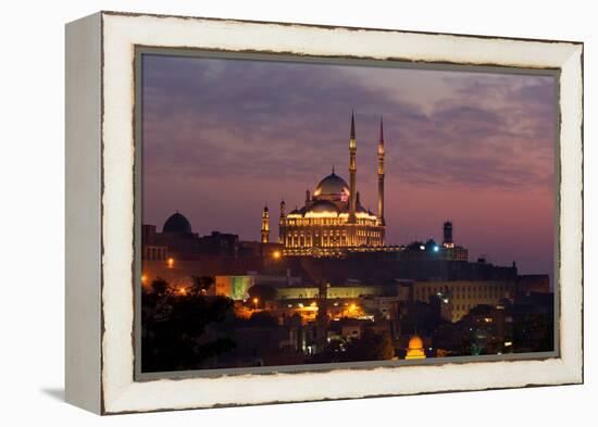 Egypt, Cairo, Citadel and Mosque of Muhammad Ali-Catharina Lux-Framed Premier Image Canvas