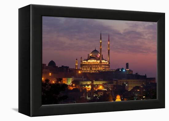 Egypt, Cairo, Citadel and Mosque of Muhammad Ali-Catharina Lux-Framed Premier Image Canvas