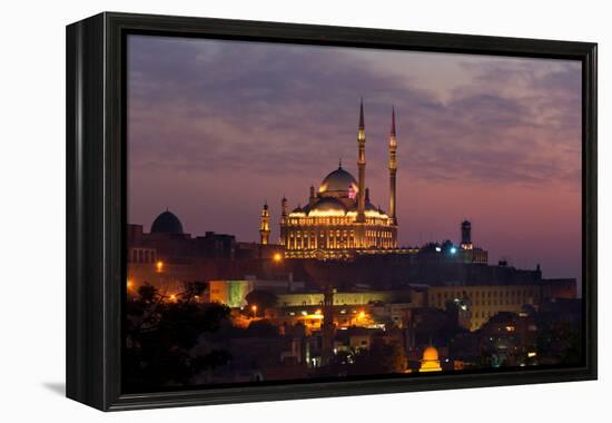 Egypt, Cairo, Citadel and Mosque of Muhammad Ali-Catharina Lux-Framed Premier Image Canvas