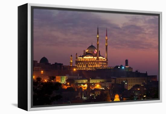 Egypt, Cairo, Citadel and Mosque of Muhammad Ali-Catharina Lux-Framed Premier Image Canvas