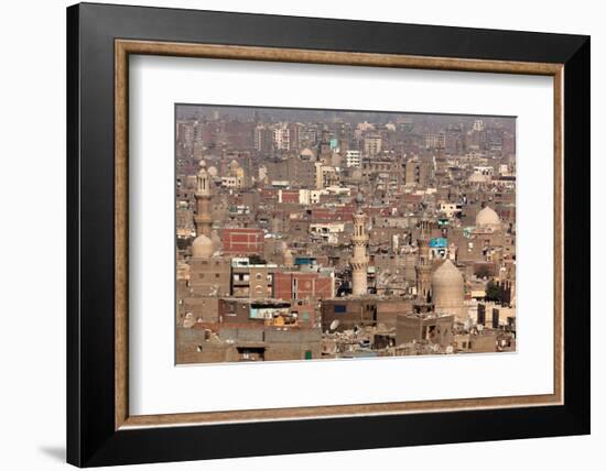 Egypt, Cairo, Citadel, View at Islamic Old Town-Catharina Lux-Framed Photographic Print