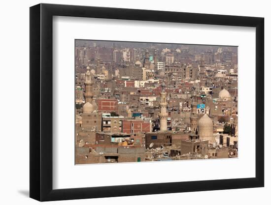 Egypt, Cairo, Citadel, View at Islamic Old Town-Catharina Lux-Framed Photographic Print