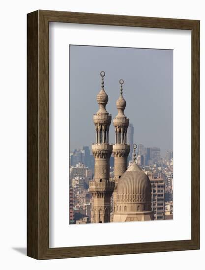 Egypt, Cairo, Citadel, View at Mosque-Madrassa of Sultan Hassan-Catharina Lux-Framed Photographic Print