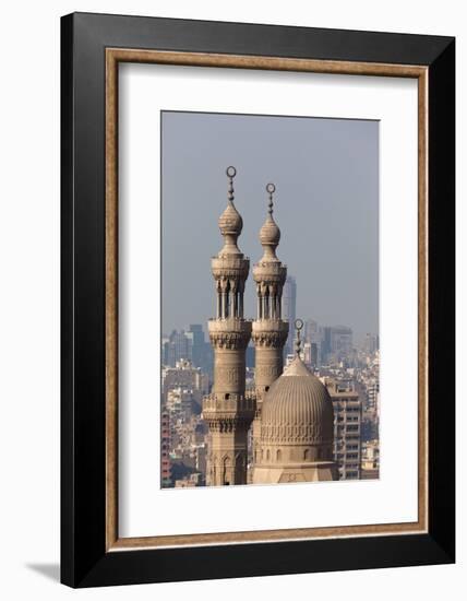 Egypt, Cairo, Citadel, View at Mosque-Madrassa of Sultan Hassan-Catharina Lux-Framed Photographic Print