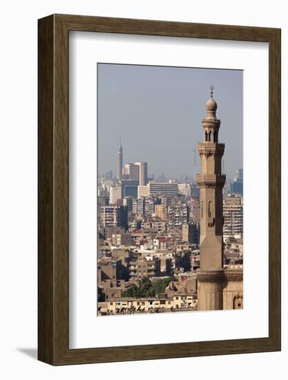 Egypt, Cairo, Citadel, View at Mosque-Madrassa of Sultan Hassan-Catharina Lux-Framed Photographic Print