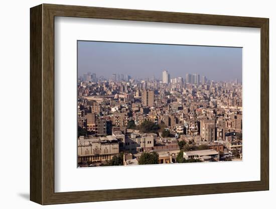 Egypt, Cairo, Citadel, View at the Islamic Old Town-Catharina Lux-Framed Photographic Print