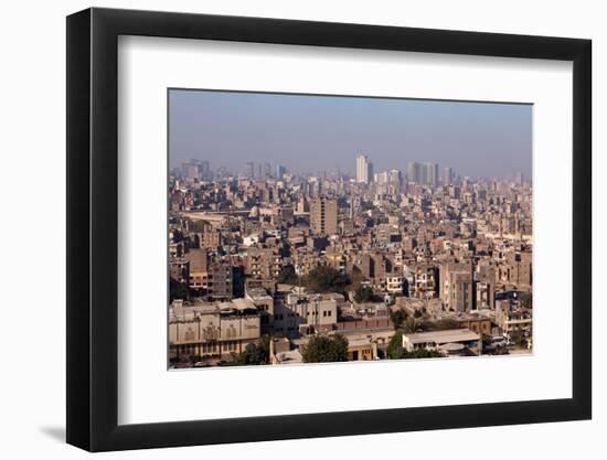 Egypt, Cairo, Citadel, View at the Islamic Old Town-Catharina Lux-Framed Photographic Print