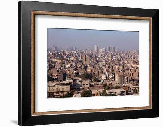 Egypt, Cairo, Citadel, View at the Islamic Old Town-Catharina Lux-Framed Photographic Print